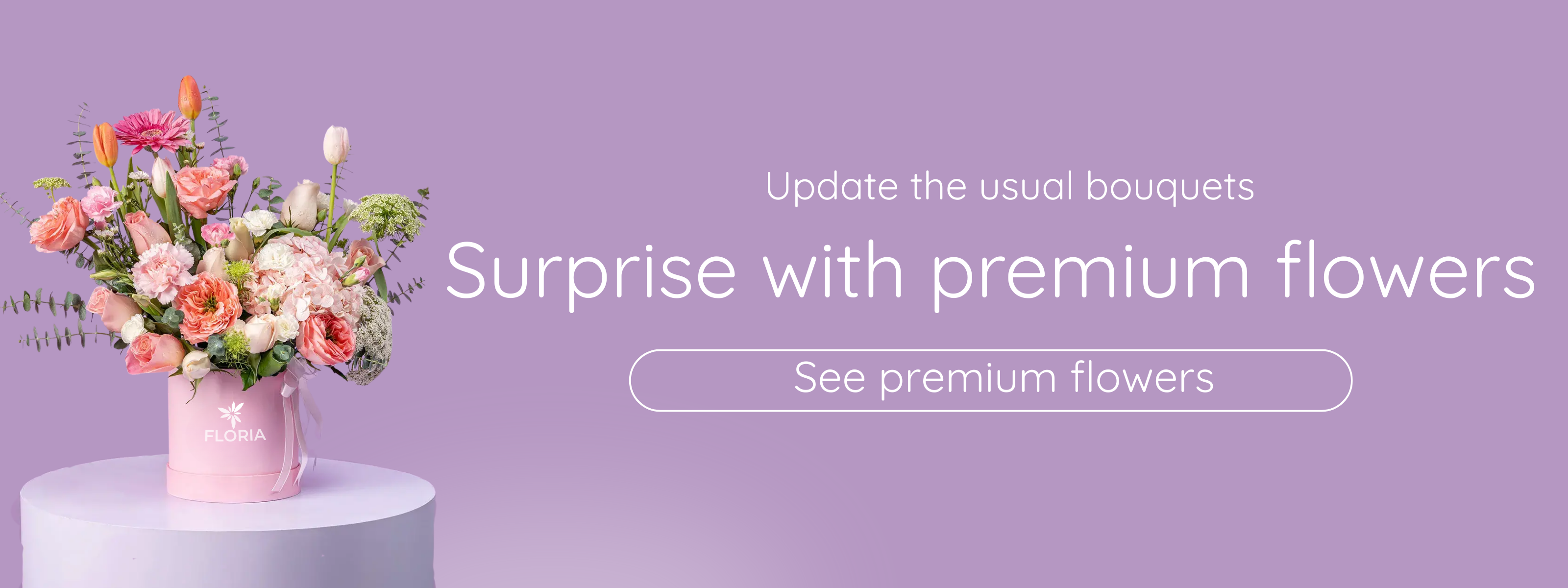 Floria, your online flower shop for premium flower delivery throughout Mexico.